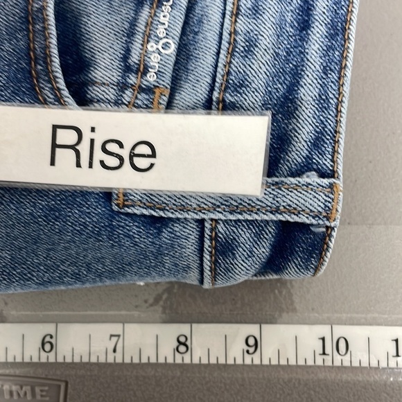 Insane Gene Jeans NWT Hi-Rise Ankle Skinny Medium Wash Blue Denim Size 0 / 23 - Picture 12 of 13